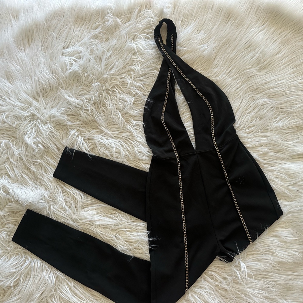 NEW - FASHION NOVA Chain detail jumpsuit